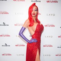 Heidi Klum disfrazada de Jessica Rabbit en su fiesta de Halloween 2015