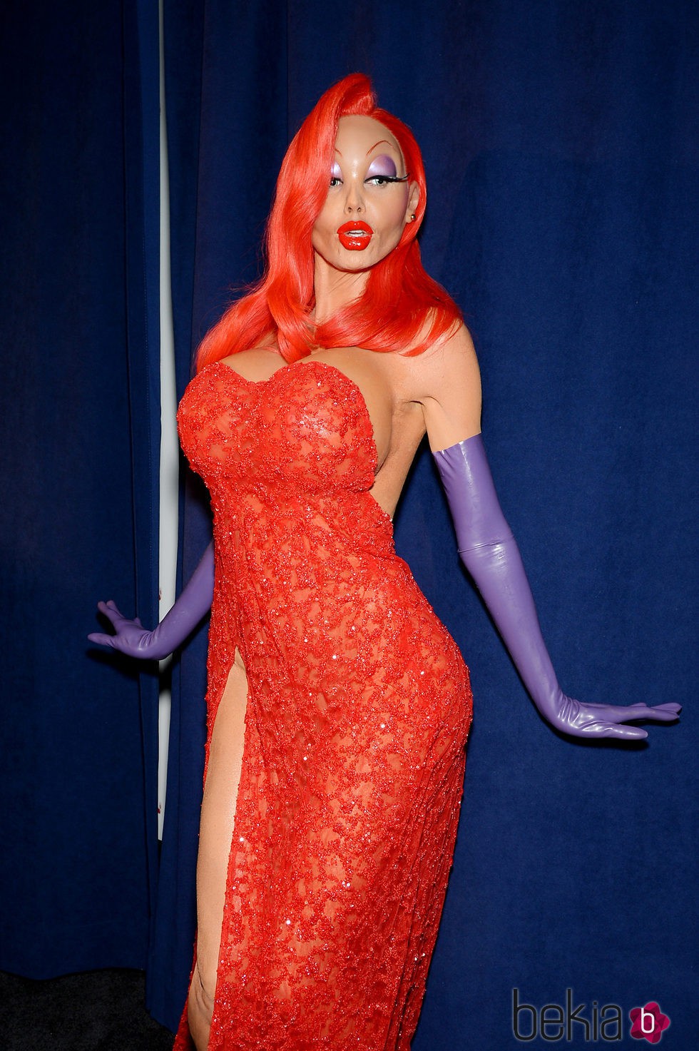 Heidi Klum, una auténtica Jessica Rabbit en su fiesta de Halloween 2015