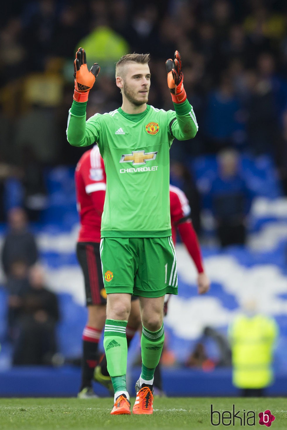 David de Gea tras un partido con el Manchester United