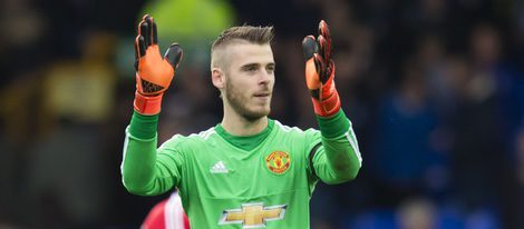 David de Gea tras un partido con el Manchester United