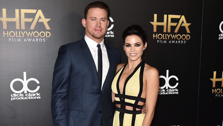 Channing Tatum y Jenna Dewan en los Hollywood Film Awards 2015