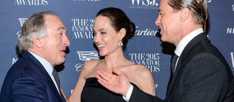 Angelina Jolie, Brad Pitt y Robert De Niro en los WSJ Innovator Awards 2015