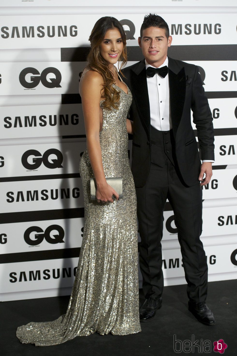 James Rodríguez y Daniela Ospina en los Premios GQ Hombres del Año 2015