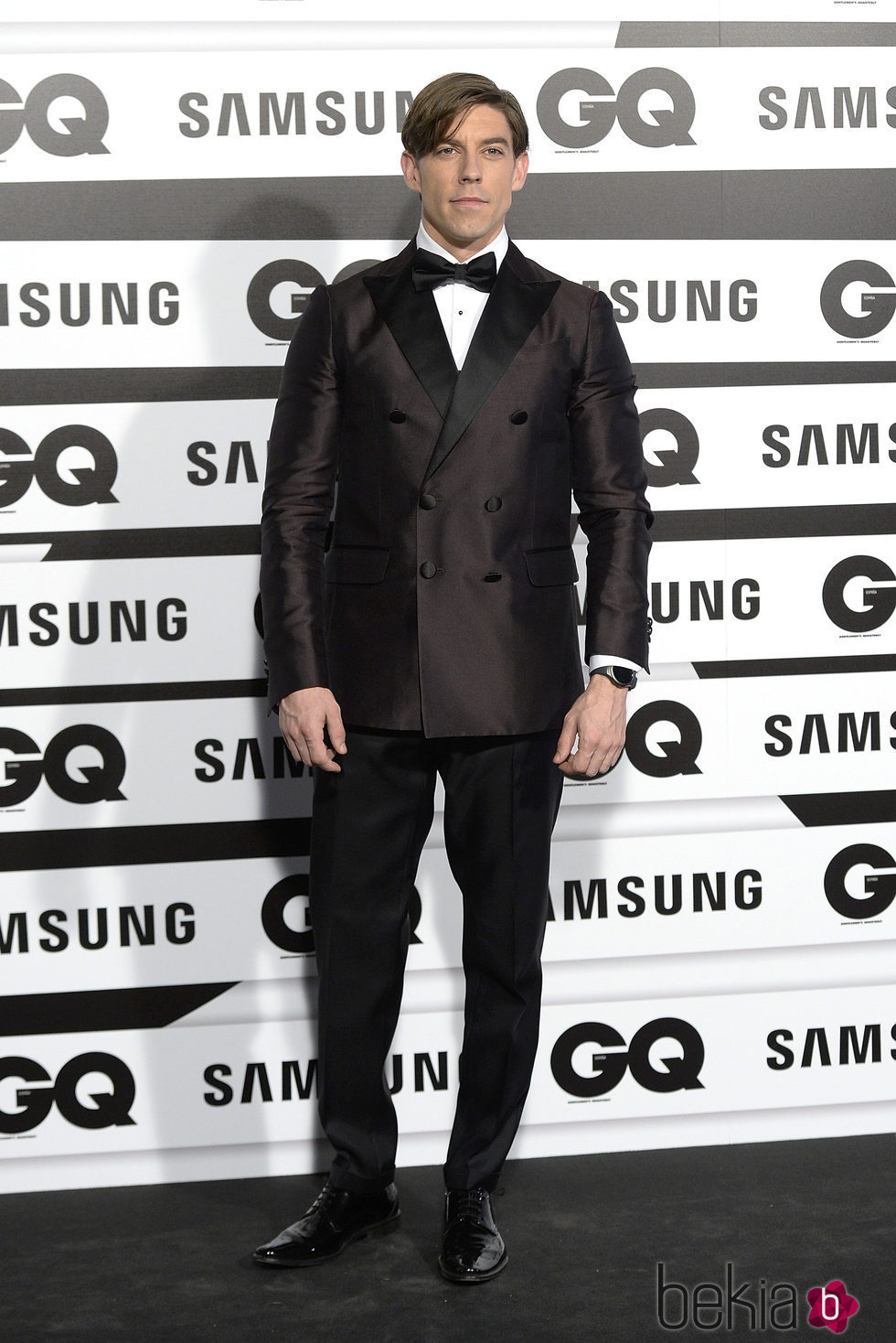 Adrián Lastra en los Premios GQ Hombres del Año 2015