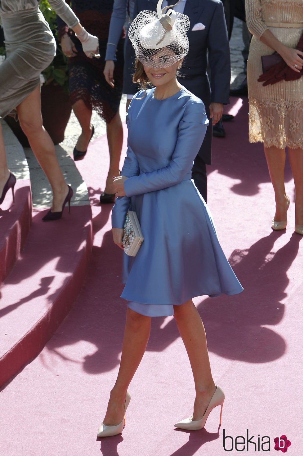 María José Suárez en la boda de Eva González y Cayetano Rivera