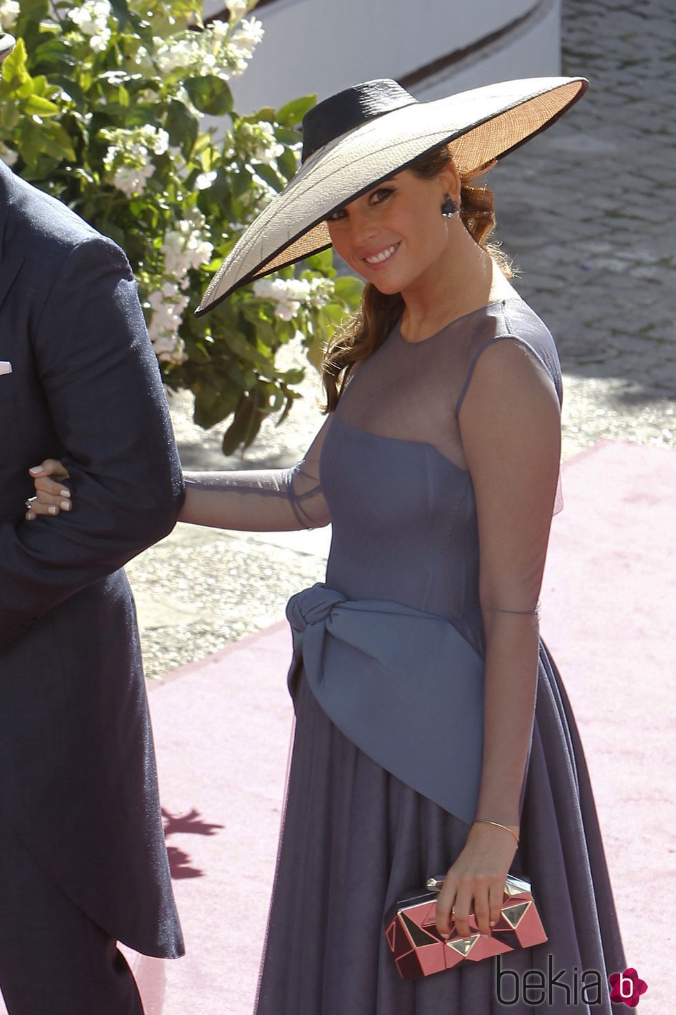 Lourdes Montes en la boda de Eva González y Cayetano Rivera