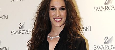 Malú durante un acto de Swarovski en Madrid