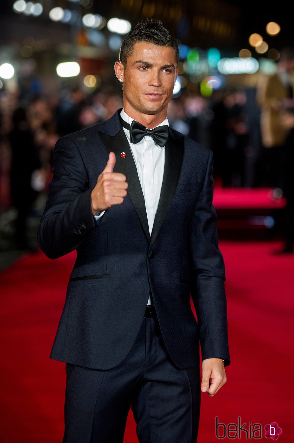 Cristiano Ronaldo en el estreno de su documental