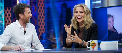 Elsa Pataky con Pablo Motos en 'El hormiguero'