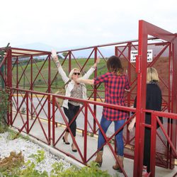 Mayte Zaldívar saliendo de la cárcel de Alhaurín de la Torre en su primer permiso