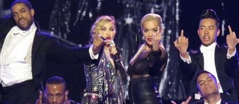 Madonna y Rita Ora lanzan un corte de mangas en Berlín