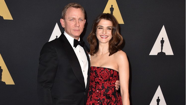 Daniel Craig y Rachel Weisz en los Governors Awards 2015