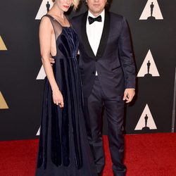 Sunrise Coigney y Mark Ruffalo en los Governors Awards 2015