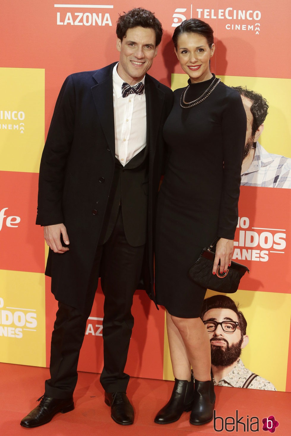 Dani Grao y su pareja en la premiere en Madrid de 'Ocho Apellidos Catalanes'