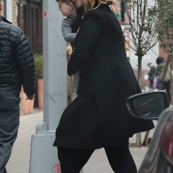 Adele acompañada de su hijo Angelo en Nueva York