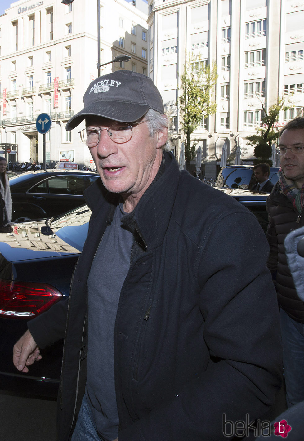 Richard Gere llegando a su hotel de Madrid para presentar 'Invisibles'