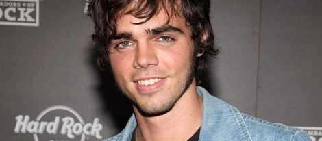 Reid Ewing en la apertura del Hard Rock Cafe en Hollywood