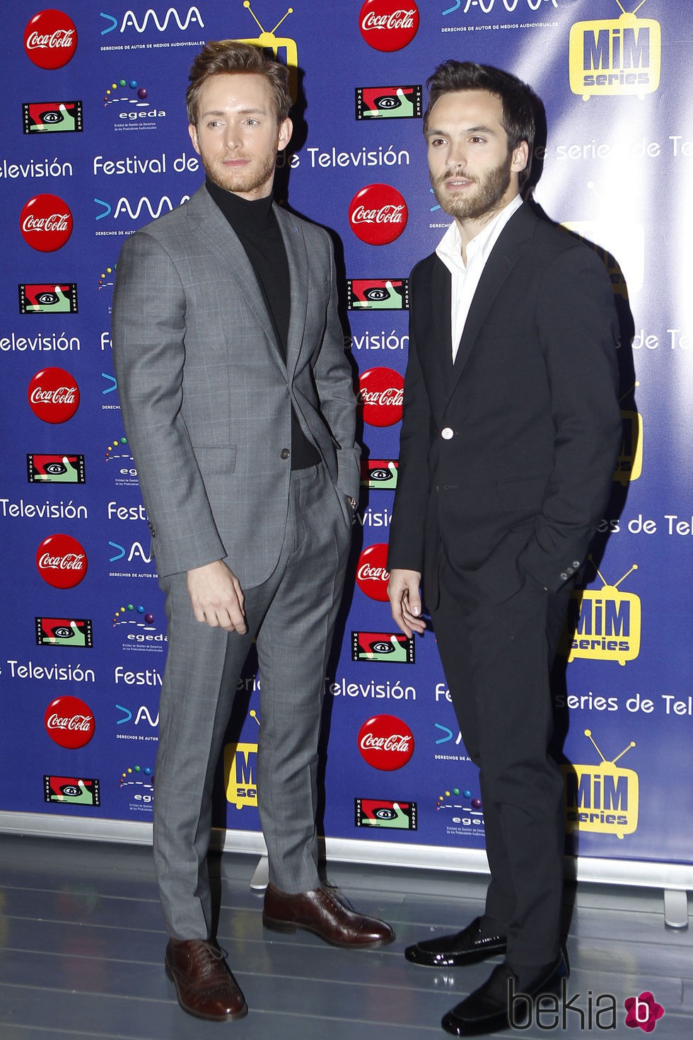 Pablo Rivero y Ricardo Gómez en el preestreno de 'Cuéntame cómo pasó' en el Festival Mim Series 2015