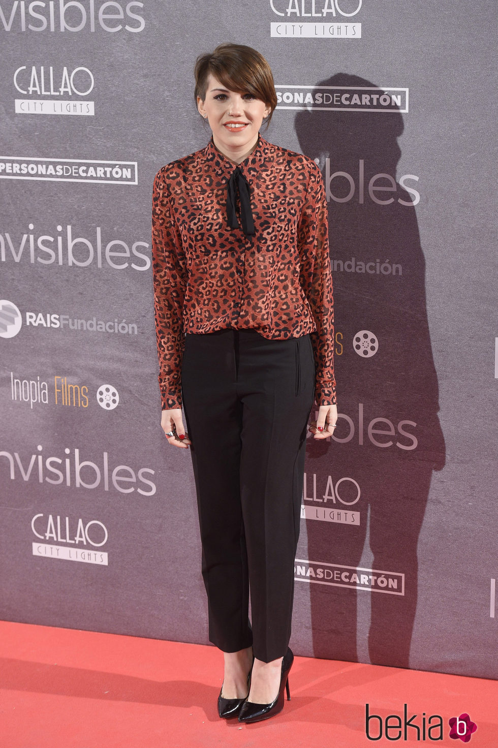 Angy Fernández en el estreno de 'Invisibles' en Madrid