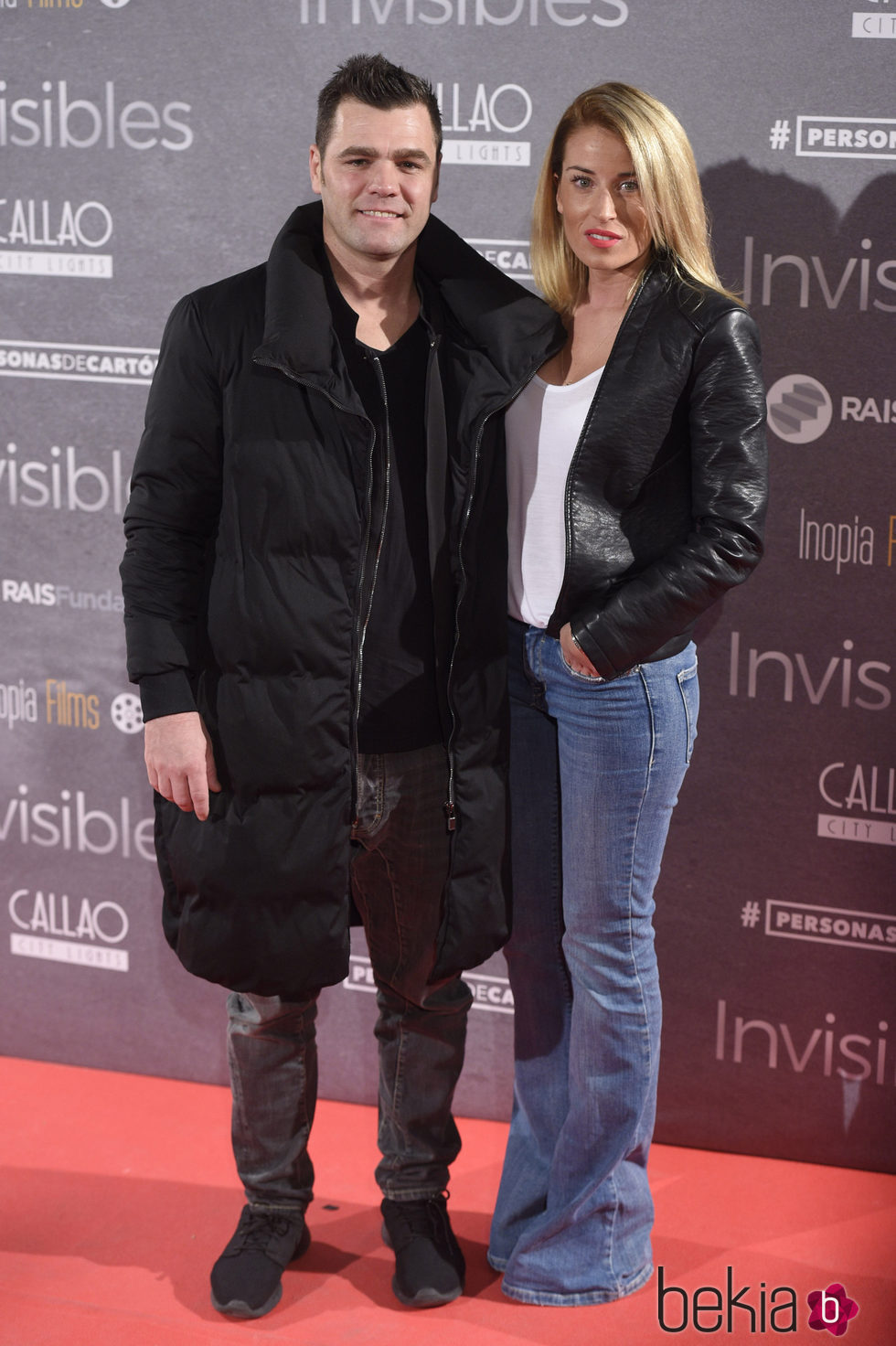 Fonsi Nieto y Marta Castro en el estreno de 'Invisibles' en Madrid