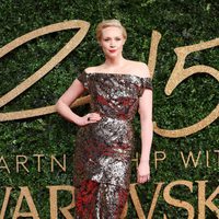 Gwendoline Christie en los British Fashion Awards 2015