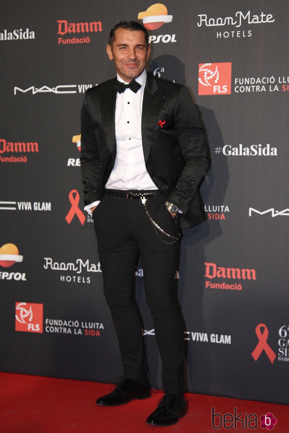 Jesús Vázquez en la Gala contra el Sida 2015 de Barcelona