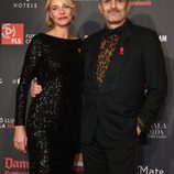 Belén Rueda y Miguel Bosé en la Gala contra el Sida 2015 de Barcelona