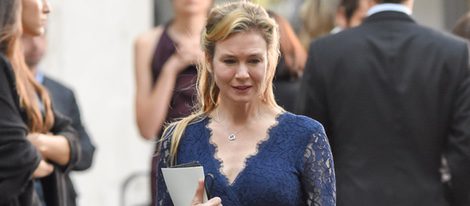 Renée Zellweger rodando una nueva escena de 'Bridget Jones' 