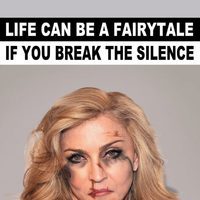 Madonna imagen de la campaña #Breakthesilence 2015