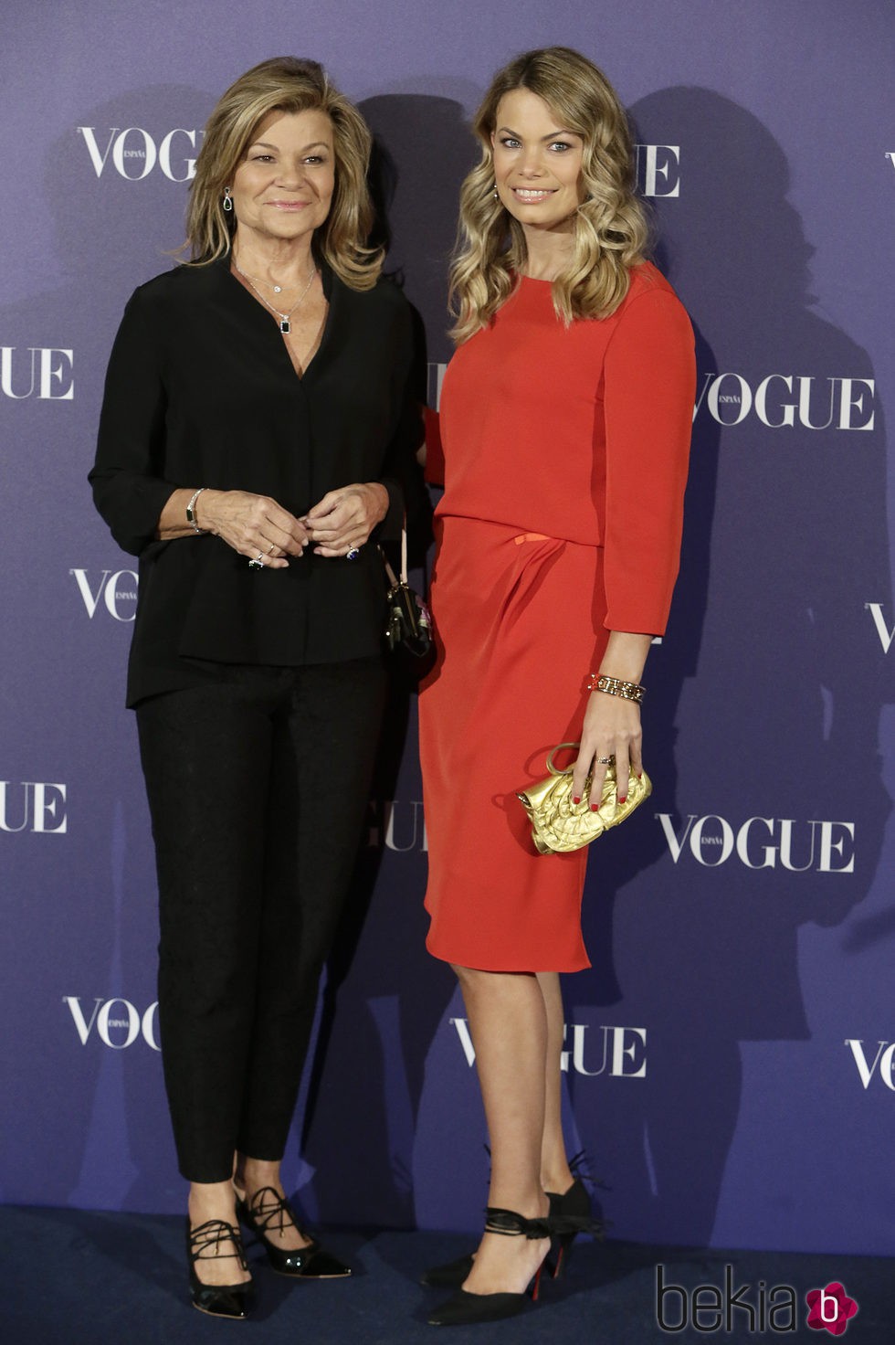 Cari Lapique y Carla Goyas en los Premios Vogue Joyas 2015