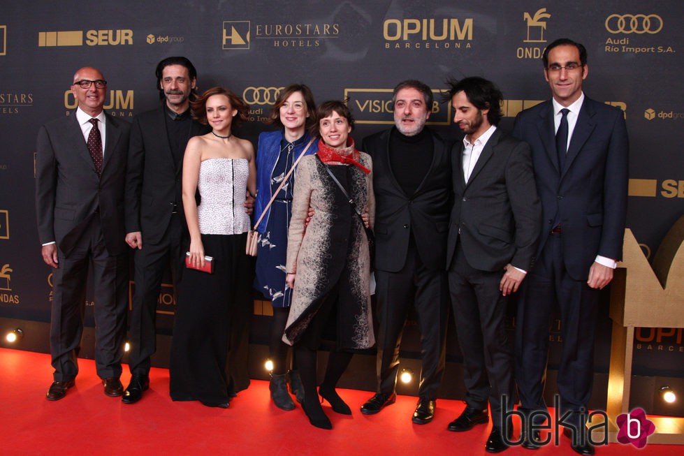 El elenco del 'Ministerio del Tiempo' en los premios Ondas 2015