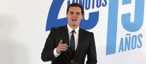 Albert Rivera en el 15 aniversario de 20 MInutos