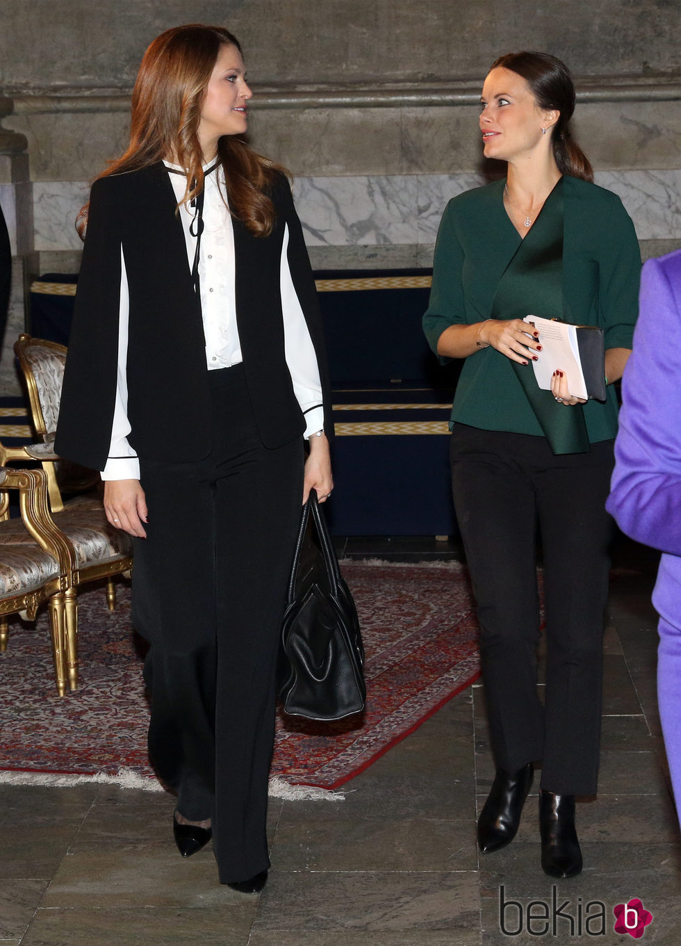 Magdalena de Suecia y Sofia Hellqvist, juntas en el Global Child Forum de Estocolmo