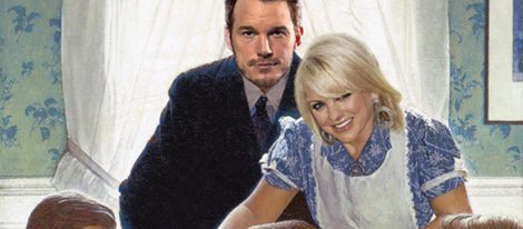 Chris Pratt y Anna Faris felicitan Acción de Gracias 2015