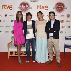 Eva González, Jordi Cruz, Samantha Vallejo-Nágera y Pepe Rodríguez presentación 'Masterchef Junior 2015'