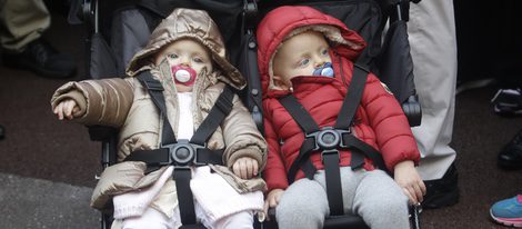 Jacques y Gabriella de Mónaco en la Marcha Mundial por el Clima