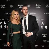 Edurne y David De Gea en una cena benéfica en Manchester