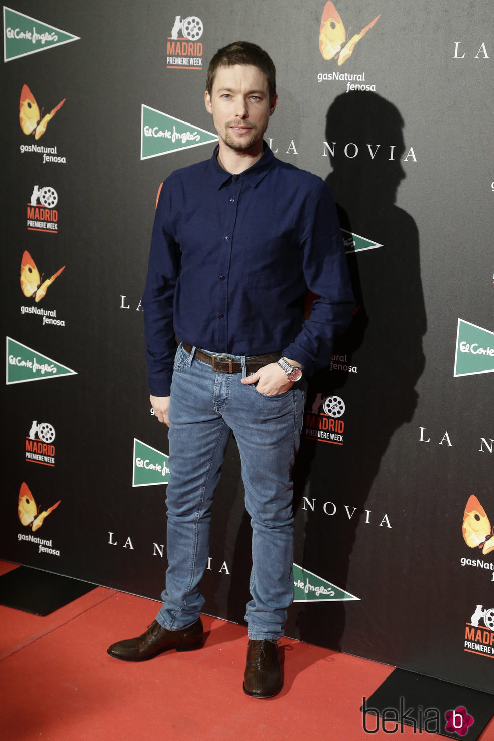 Jan Cornet en el estreno de 'La novia'