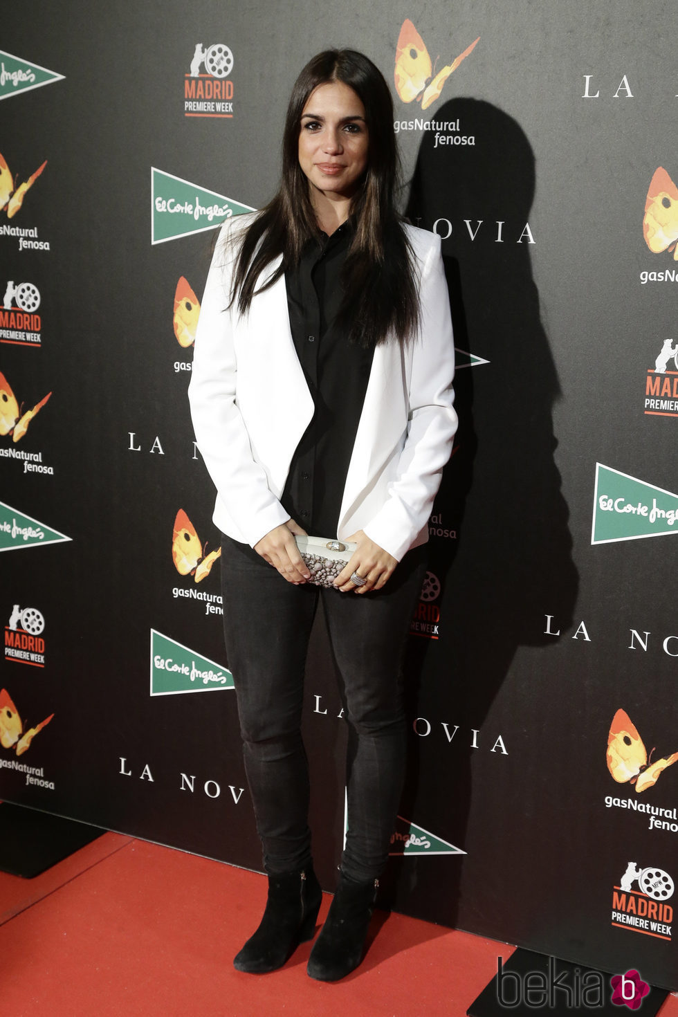 Elena Furiase en el estreno de 'La novia'