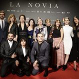 El reparto de 'La novia' en su estreno