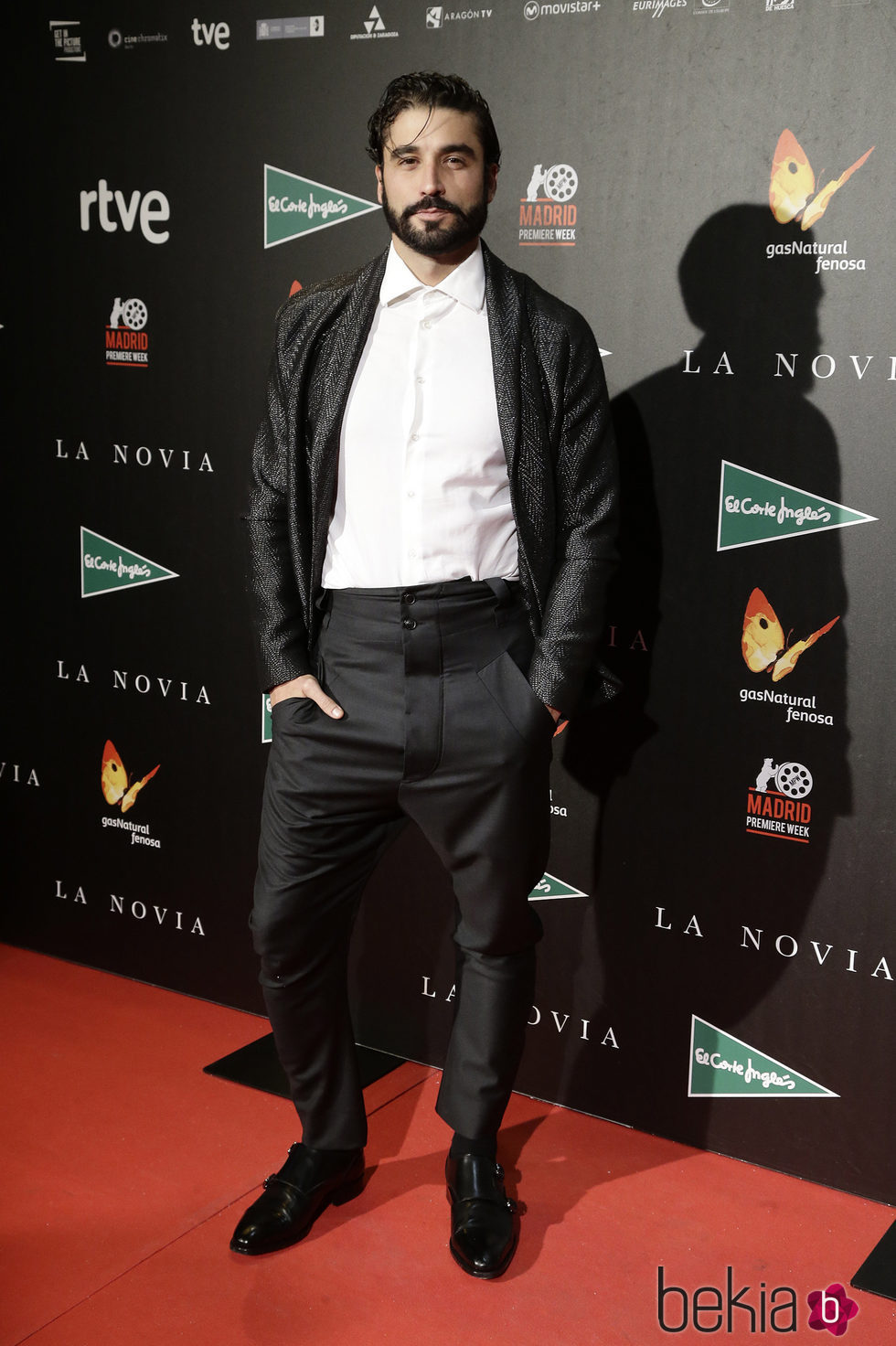 Álex García en la presentación de 'La Novia'