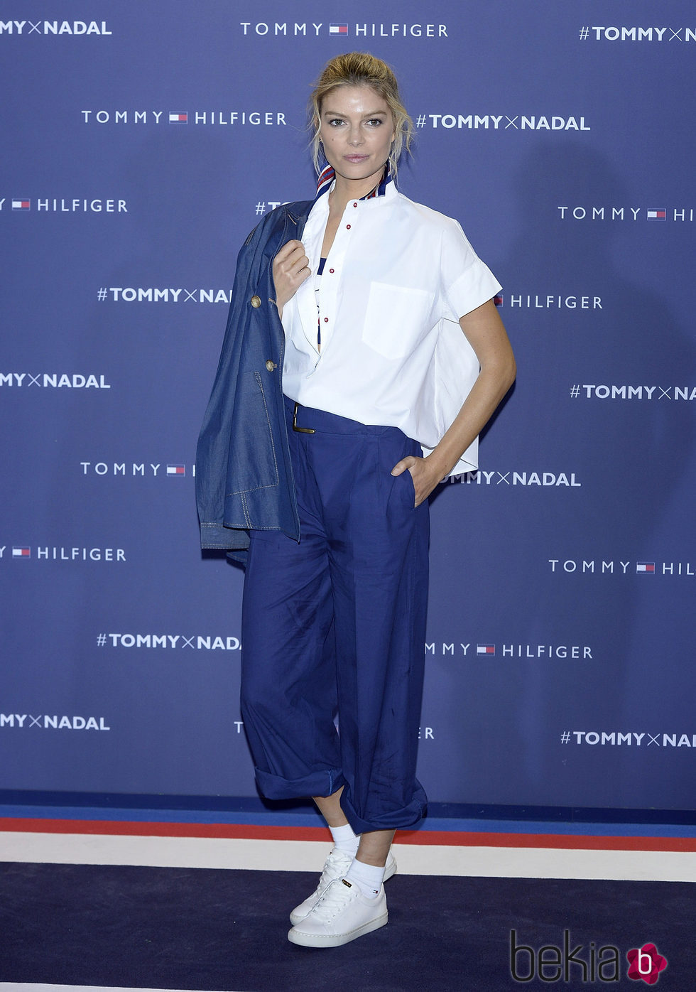 Cristina Tosio en el partido de tenis de Tommy Hilfiger