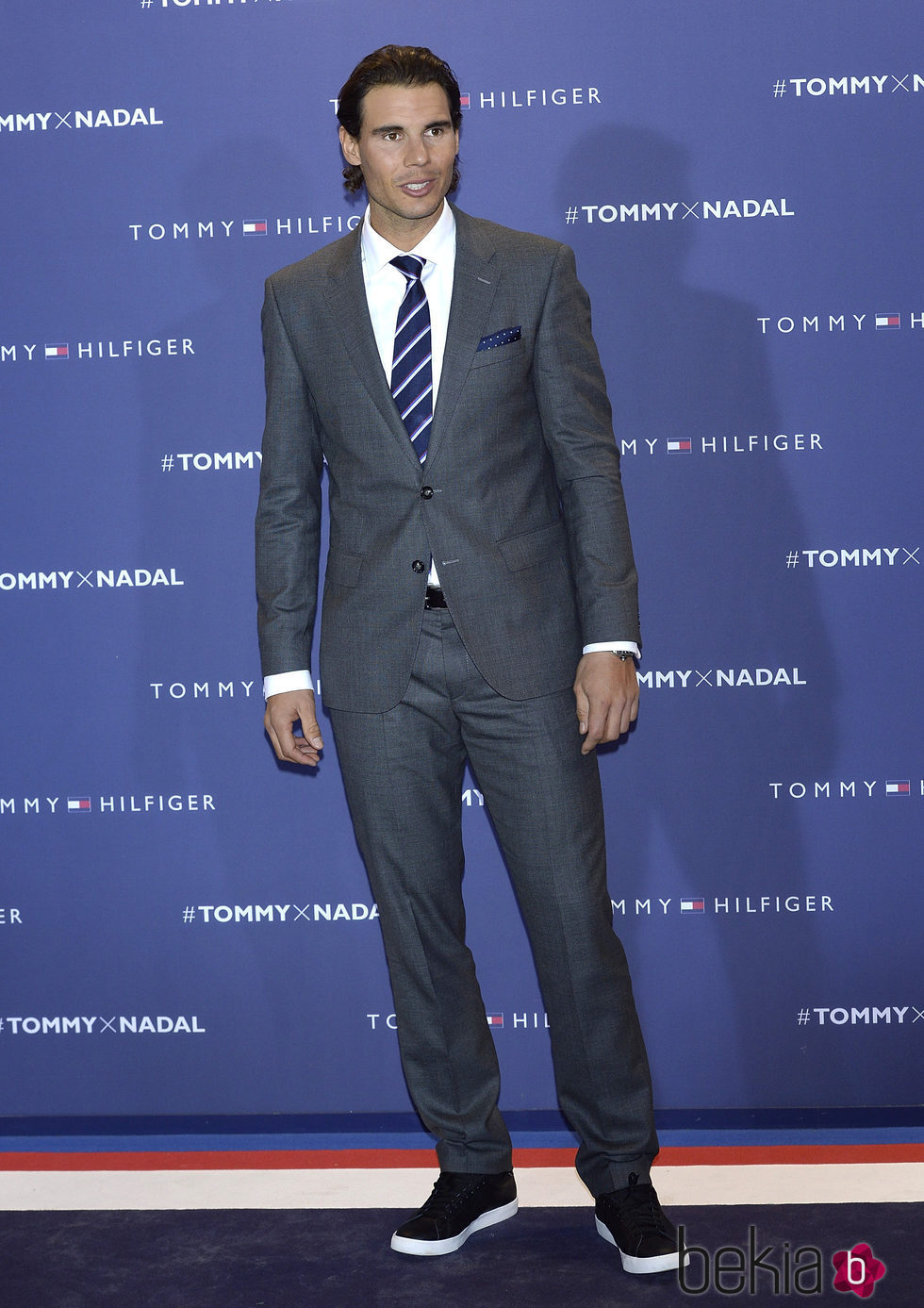 Rafa Nadal en el partido de tenis de Tommy Hilfiger