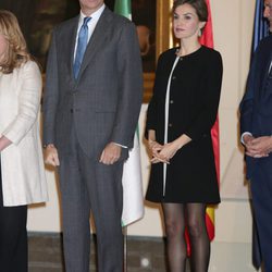 Los Reyes Felipe y Letizia en la entrega de las Medallas de Oro de las Bellas Artes 2014