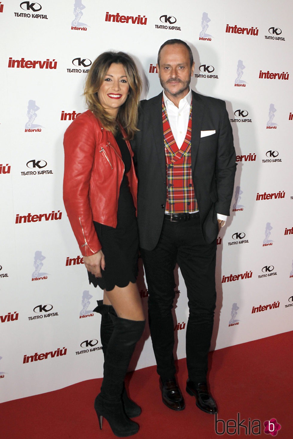 Nacho Montes y Nagore Robles en la gala Chica Interviú 2015