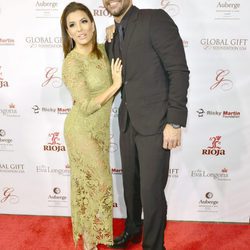 Eva Longoria y Ricky Martin en la Global Gift Gala 2015 de Miami