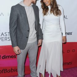 Naya Rivera y Ryan Dorsey en la celebración de March of Dimes