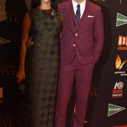 Berta Vázquez y Mario Casas en el estreno de 'Palmeras en la Nieve'