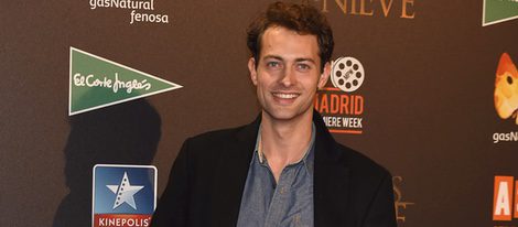 Peter Vives en el estreno de 'Palmeras en la Nieve'