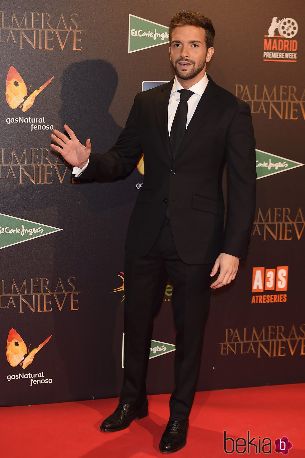 Pablo Alborán en el estreno de 'Palmeras en la Nieve'